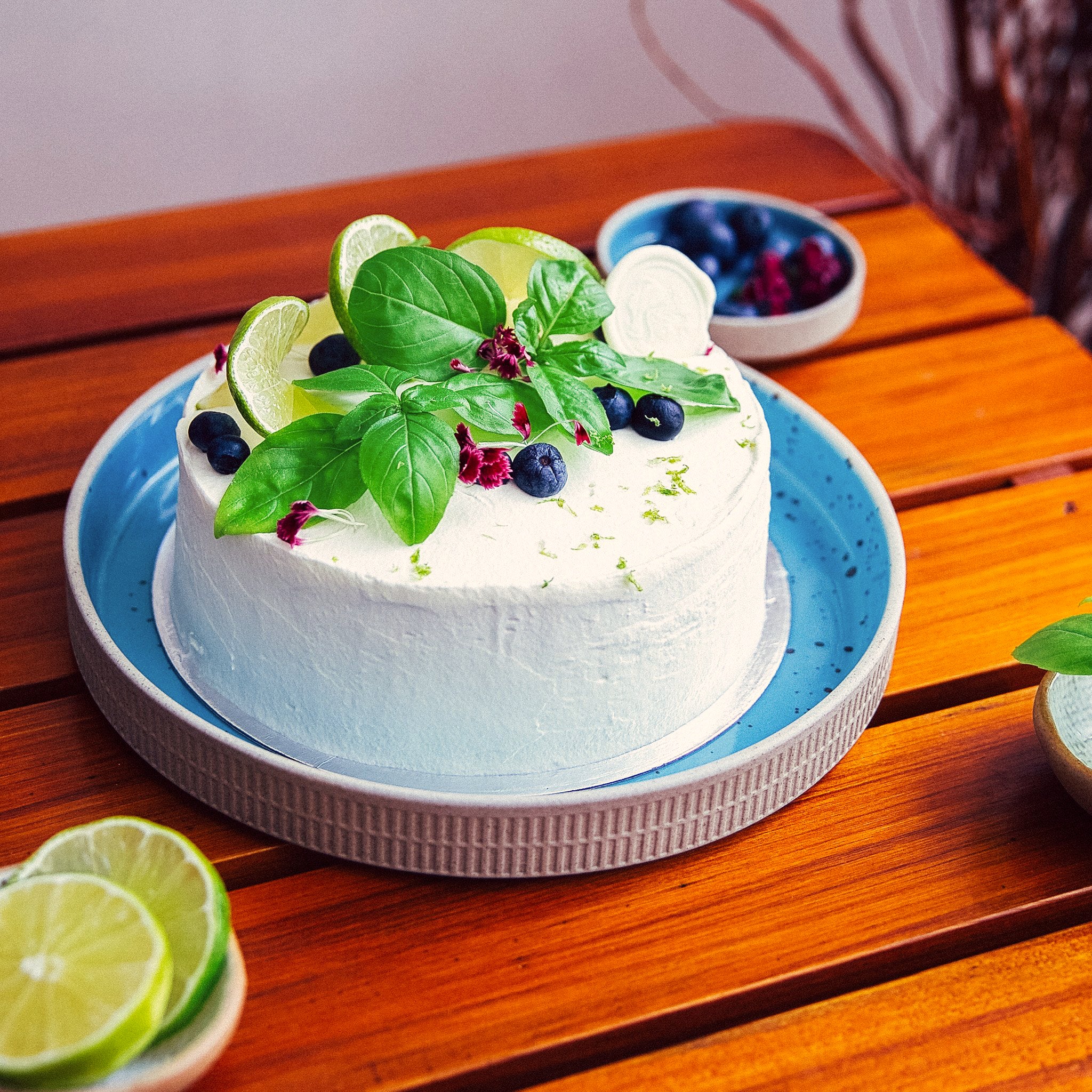 Basil Lime Rare Cheesecake